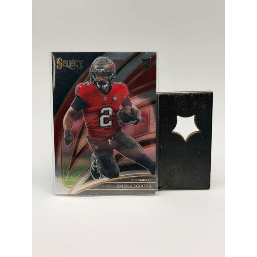 2025 Panini Select Emeka Egbuka #237 Club Level Silver Prizm RC Buccaneers